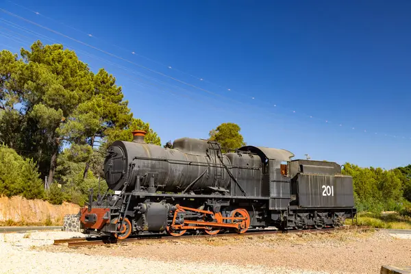 Steam Engine Oldest Copper Mines World Minas Riotinto Spain — Stock Photo, Image