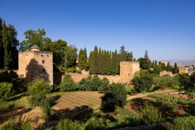 Alhambra, Generalife ve Albayzin (Generalife y Albaicn de Granada), UNESCO sitesi, Granada, Endülüs, İspanya.