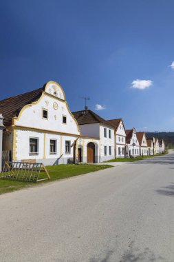 Holasovice village UNESCO site, Southern Bohemia, Czech Republic clipart