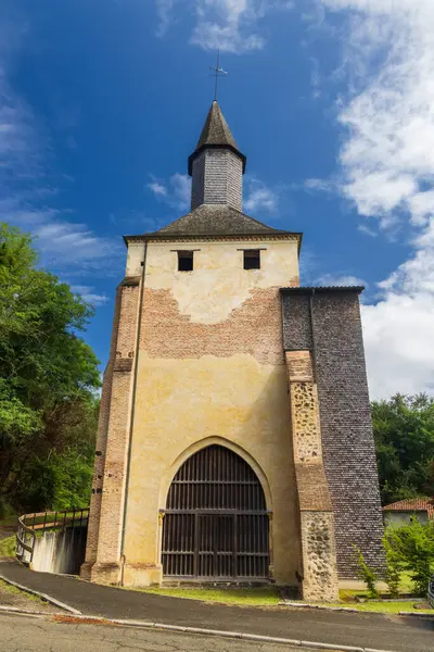 Clocher Porche Mimizan Unesco Sitesi Camino Santiago Yeni Aquitaine Fransa - Stok İmaj
