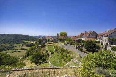 Chateau Chalon in Jura, Franche-Comte, France