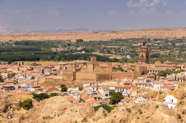 Guadix mağara evleri (Cuevas de Guadix), Guadix, Granada ili, Endülüs, İspanya