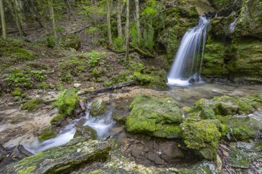 Hajsky waterfall, National Park Slovak Paradise, Slovakia