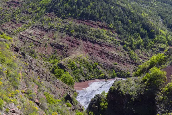 stock image Gorges Du Daluis Regional Nature Reserve, Var river, Alpes-Maritimes, Provence-Alpes-Cote d'Azur, France