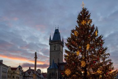 Eski Şehir Meydanı, Noel zamanı, prague, Çek Cumhuriyeti