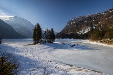 Lago de Predil, Udine ili, İtalya