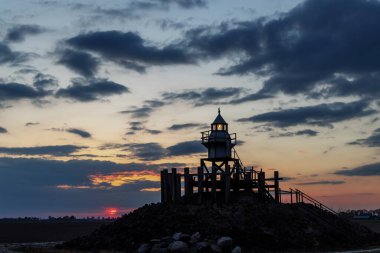 Blokzijl lighthouse, Flevoland, The Netherlands