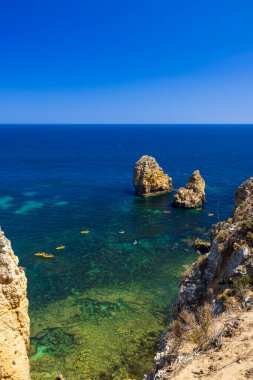 Portekiz, Lagos yakınlarındaki Algarve kıyısında.