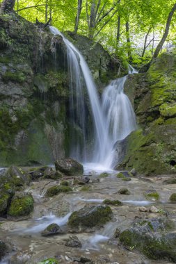 Hajsky waterfall, National Park Slovak Paradise, Slovakia