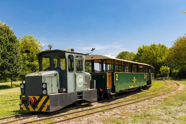 stock image narrow gauge railway in Gemenc-Dunapart, Hungary