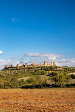 Old Town Monteriggioni, Toskana, İtalya