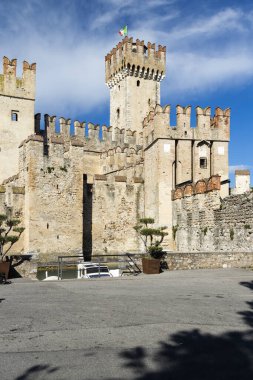 Sirmione Kalesi, Garda Gölü, Lombardy Bölgesi, İtalya