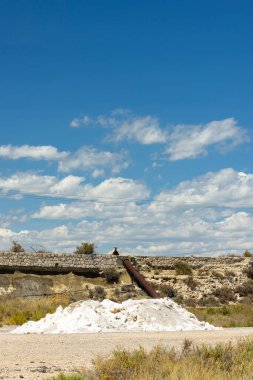 Salin de Giraud in Camargue region, Provence, France clipart