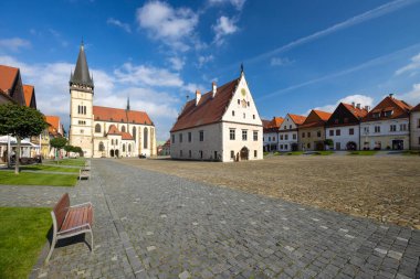 Medieval historical square Bardejov, UNESCO site, Slovakia