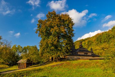 Church of Protection of Most Holy Theotokos, Mirola, Slovakia clipart