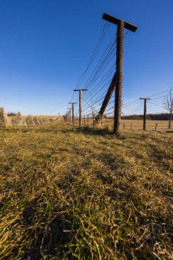 Cizov, Güney Moravya, Çek Cumhuriyeti 'ndeki demir perdenin anısına.
