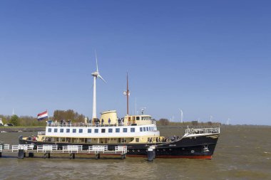 Tarihi yolcu gemisi, Medemblik, Hollanda