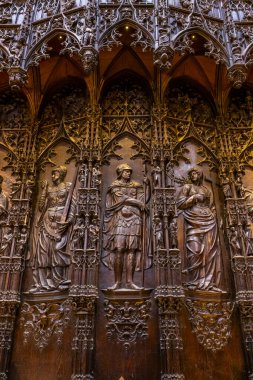 Auch Katedrali (Cathedrale Sainte-Marie d Auch), UNESCO sitesi, Midi-Pyrenees, Fransa