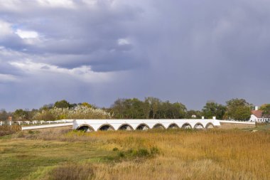 Hortobagy Ulusal Parkı, UNESCO Dünya Mirası, Puszta Avrupa, Macaristan 'daki en büyük çayır ve bozkır ekosistemlerinden biridir.