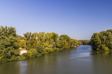 Tokaj kasabası, Tokaj bölgesi, UNESCO bölgesi, Great Plain, Kuzey Macaristan 'daki Bodrog ve Tisza nehirlerinin birleşimi