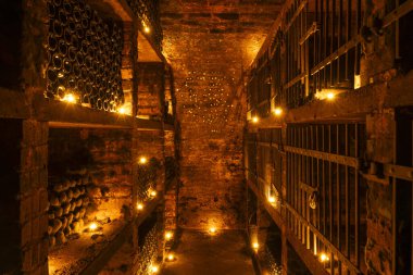 İvan 'da şarap mahzenleri, Güney Moravya, Çek Cumhuriyeti