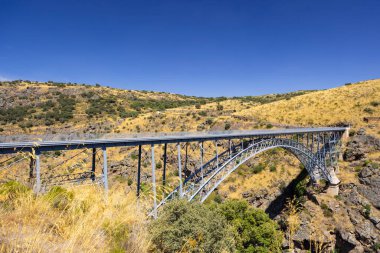 Puente de Requejo bridge, Pino del Oro, Castile and Leon, Spain clipart