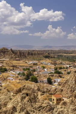 Guadix mağara evleri (Cuevas de Guadix), Guadix, Granada ili, Endülüs, İspanya
