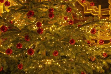 Şehir merkezinde Noel süslemeleri, Viyana, Avusturya