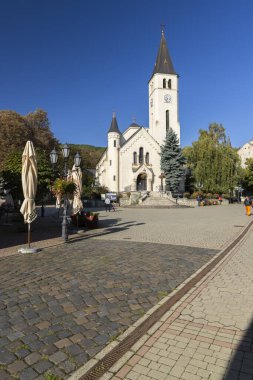 Tokaj kasabasının merkez meydanı, Tokaj bölgesi, UNESCO bölgesi, Great Plain, Kuzey Macaristan