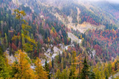 Landscape near Sella di Razzo and Sella di Rioda pass, Carnic Alps, Friuli-Venezia Giulia, Italy clipart