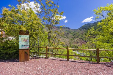 Gorges Du Daluis Bölgesel Doğa Rezervi, Var Nehri, Alpes-Maritimes, Provence-Alpes-Cote d 'Azur, Fransa