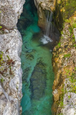 Great Soca Gorge (Velika korita Soce), Triglavski Ulusal Parkı, Slovenya