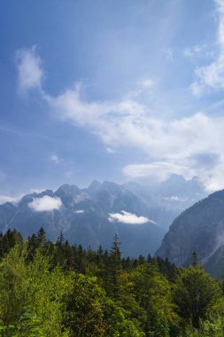 Vrsiç yakınlarındaki manzara, Triglavski ulusal parkı, Slovenya