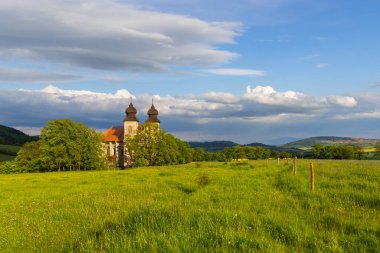 St. Markets Kilisesi, Broumov yakınlarında Sonov, Doğu Bohemya, Çek Cumhuriyeti