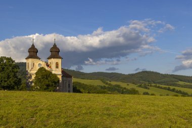 Church of St. Markets, Sonov near Broumov, Eastern Bohemia, Czech Republic clipart