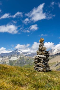 Landscape near Col de l'Iseran, Savoy, France clipart