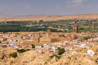 Guadix mağara evleri (Cuevas de Guadix), Guadix, Granada ili, Endülüs, İspanya