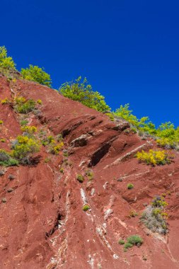 Gorges Du Daluis Bölgesel Doğa Rezervi, Var Nehri, Alpes-Maritimes, Provence-Alpes-Cote d 'Azur, Fransa