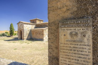 San Pedro de la Nave church (Iglesia de San Pedro de la Nave), Almendra del Pan, Province of Zamora, Region of Castile and Leon, Spain clipart