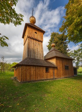 All Saints wooden church, Nizna Polianka, Slovakia
