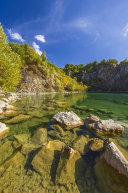 Benatina Travertine, doğal anıt ve koruma altındaki manzara alanı Vihorlat, Slovakya