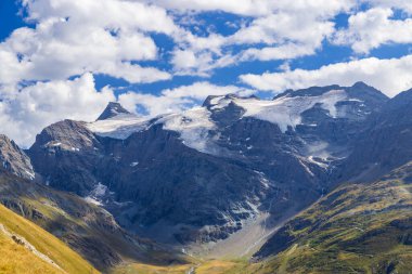 Col de l 'Iseran yakınlarındaki manzara, Savoy, Fransa