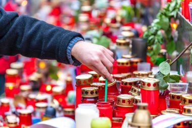 Eski cumhurbaşkanı Vaclav Havel 'in Aralık 2011' deki ölümünden sonra, Prag, Çek Cumhuriyeti