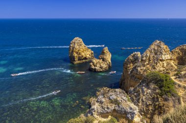 Portekiz, Lagos yakınlarındaki Algarve kıyısında.
