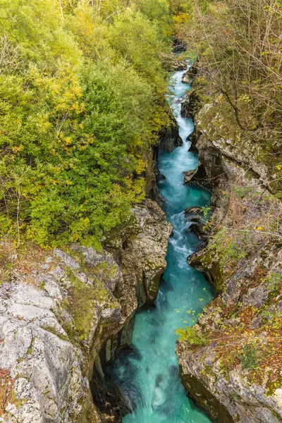 Great Soca Gorge (Velika korita Soce), Triglavski Ulusal Parkı, Slovenya
