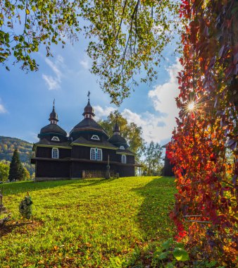 Church of Protection of the Blessed Virgin Mary, Nizny Komarnik, Slovakia clipart