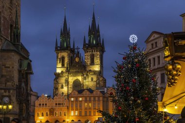 Eski Şehir Meydanı, Noel zamanı, prague, Çek Cumhuriyeti