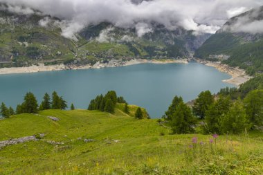 Val d 'isere ve Tignes yakınlarındaki manzara, Savoy, Fransa
