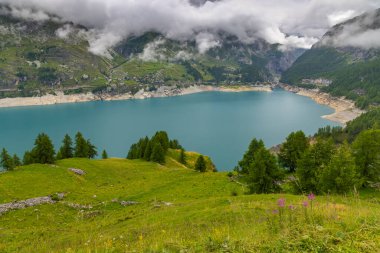 Val d 'isere ve Tignes yakınlarındaki manzara, Savoy, Fransa