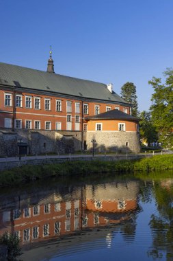 castle Kamenice nad Lipu in South Bohemia clipart